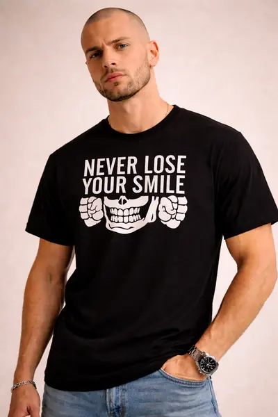 Koszulka męska z autorskim nadrukiem premium